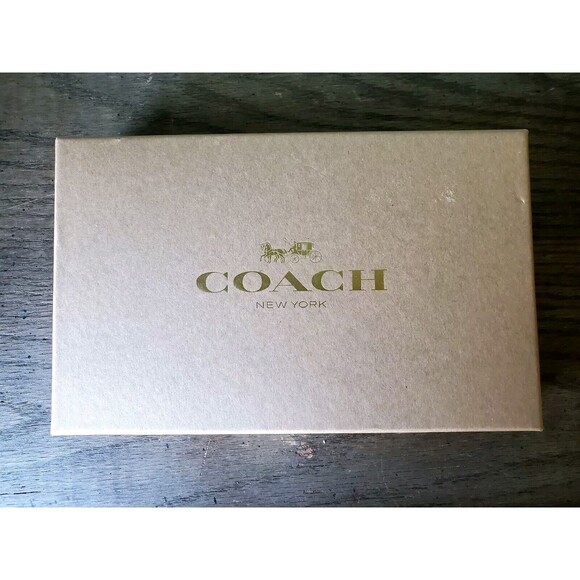 COACH Boxed Long Zip Around Wallet With Disco Star Print Chalk Multi C7351 NWT - Picture 7 of 8